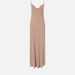 Abito slipdress lungo con strass 106299A32X Q24 PINKO Rosa sfinge 