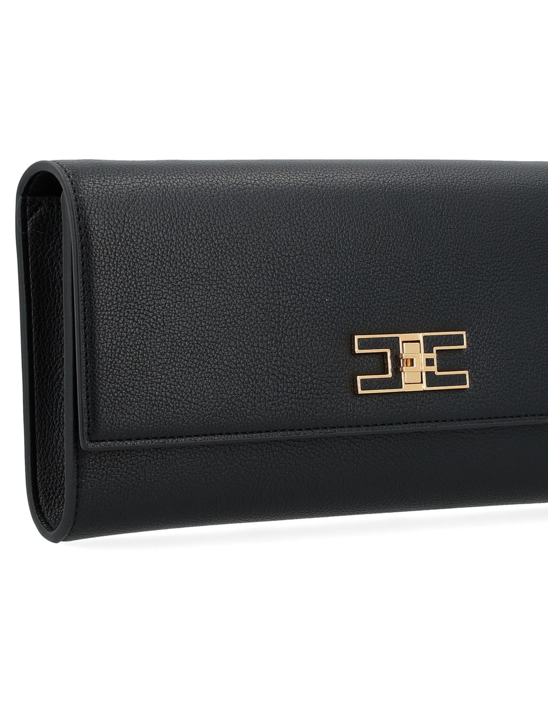 Baguette in ecopelle con catena BS32A51E2 110 ELISABETTA FRANCHI Nero 