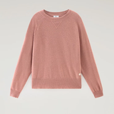 Maglia girocollo in misto lana e cashmere CFWWKN0253FRUF0603 4385 WOOLRICH Dry rose 
