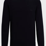 Maglia girocollo in cotone 50506023 10255186 01 404 BOSS Dark blue 