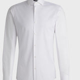 Camicia slim fit in cotone elasticizzato 50479915 10151300 03 100 BOSS White 