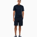 T-shirt Lux Identity in jersey di misto modal 7M001357 AF13862 UB102 EA7 Blu 
