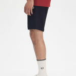 Bermuda in felpa di cotone S8505 102 FRED PERRY Black 