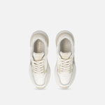 Sneaker chunky con satin e strass SS0055P073 DY7 PINKO Yougurt 