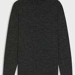Maglia collo alto in lana merinos 50468262 10241489 01 002 BOSS Black melange 