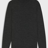 Maglia collo alto in lana merinos 50468262 10241489 01 002 BOSS Black melange 