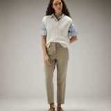 Pantalone chino in cotone stretch PED5345 99011950 802 PEUTEREY Sesamo 