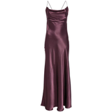 Abito slipdress lungo in satin 106587A1Y5 R57 PINKO Bordeaux-degustaz. vino 