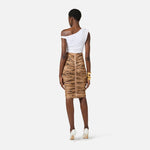 Body in jersey con spalla gioiello<BR/> BO01361E2 360 ELISABETTA FRANCHI Avorio 