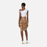 Body in jersey con spalla gioiello<BR/> BO01361E2 360 ELISABETTA FRANCHI Avorio 