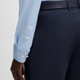 Camicia slim fit in tessuto performance 50533434 10253542 01 450 BOSS Light pastel blue 