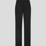 Pantaloni in gabardina di cotone stretch PED5655 99012427 NER PEUTEREY Ner/ant.gold 