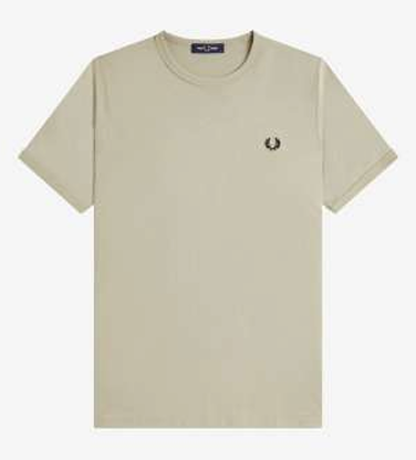 T-Shirt manica corta M3519 R26 FRED PERRY Seagrass 