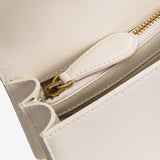 Borsa in pelle con tracolla 100053A0F1 Z14Q PINKO Avorio 