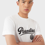 T-Shirt in jersey mercerizzato con decoro paillettes 3R1TBH 1JSAZ 0186 EMPORIO ARMANI White 