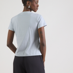 T-Shirt manica corta 100535A33F E87 PINKO Azzurro arona 