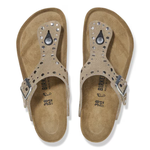 Infradito in pelle scamosciata GIZEH RIVET 1029388 TAUPE BIRKENSTOCK Taupe 
