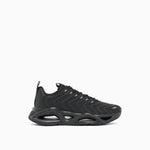 Sneaker con tomaia in mes 7X000303 AF18441 MZ547 EA7 Black 