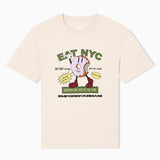 T-shirt in jersey stampa EAT NYC Capsule New York EM003622 AF14836 M1183 EMPORIO ARMANI Donut beige 