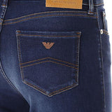 Jeans a vita alta e gamba super skinny in denim stretch misto lyocell 6R2J20 2DAXZ 0941 EMPORIO ARMANI Blue denim 