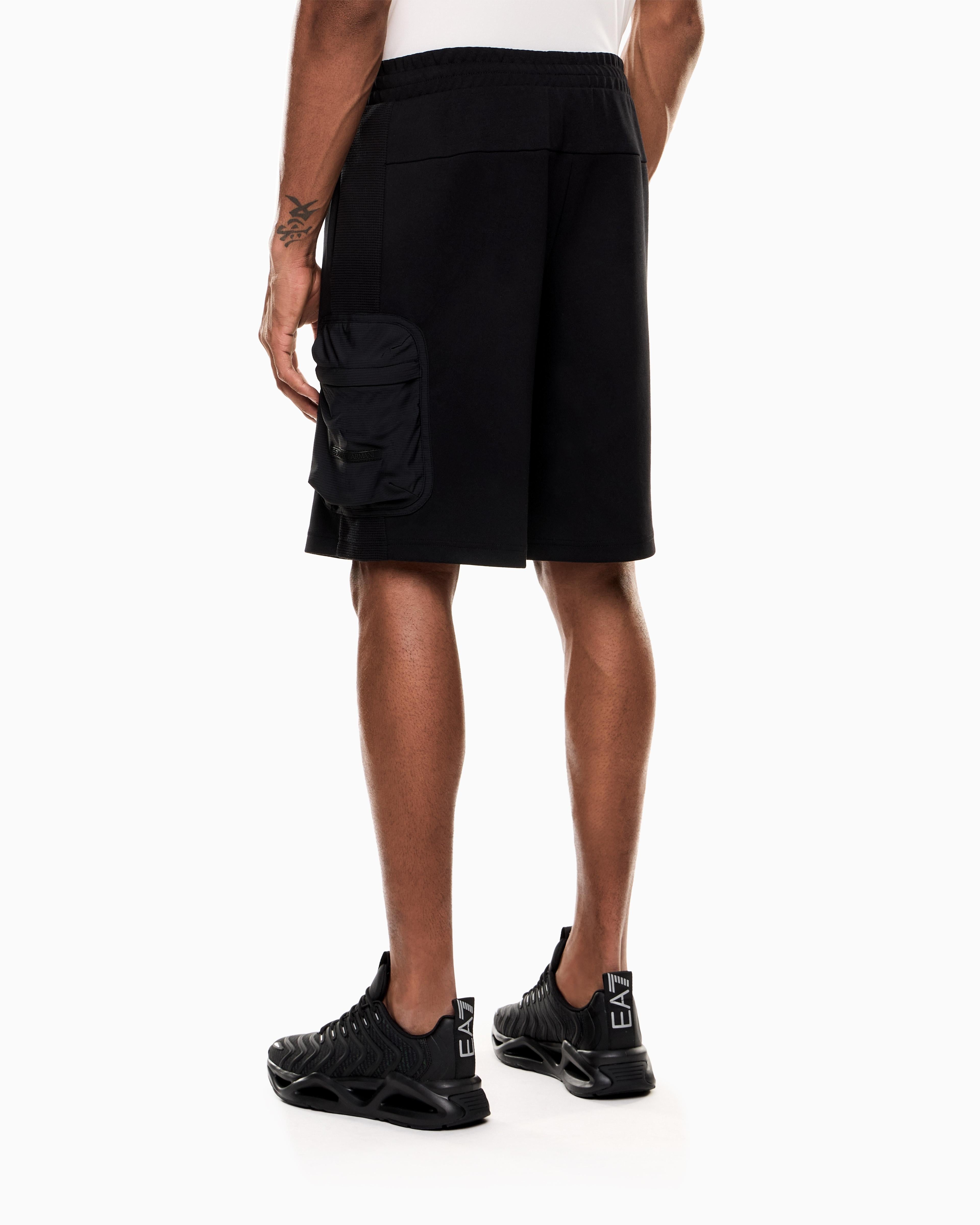 Bermuda in misto cotone 7M001588 AF12660 UC001 EA7 Black 