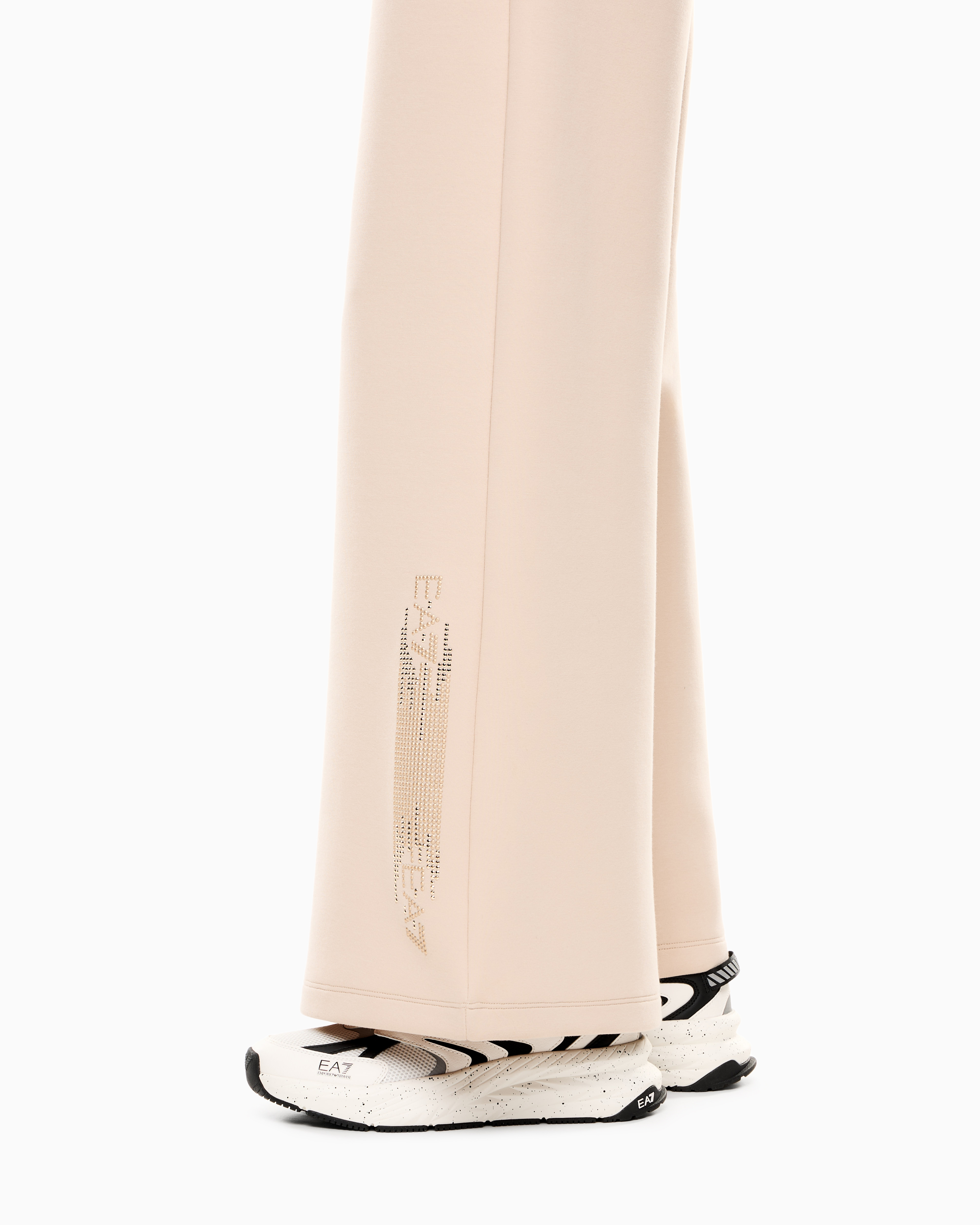 Pantalone in jersey 7W000526 AF13151 U1046 EA7 Beige 