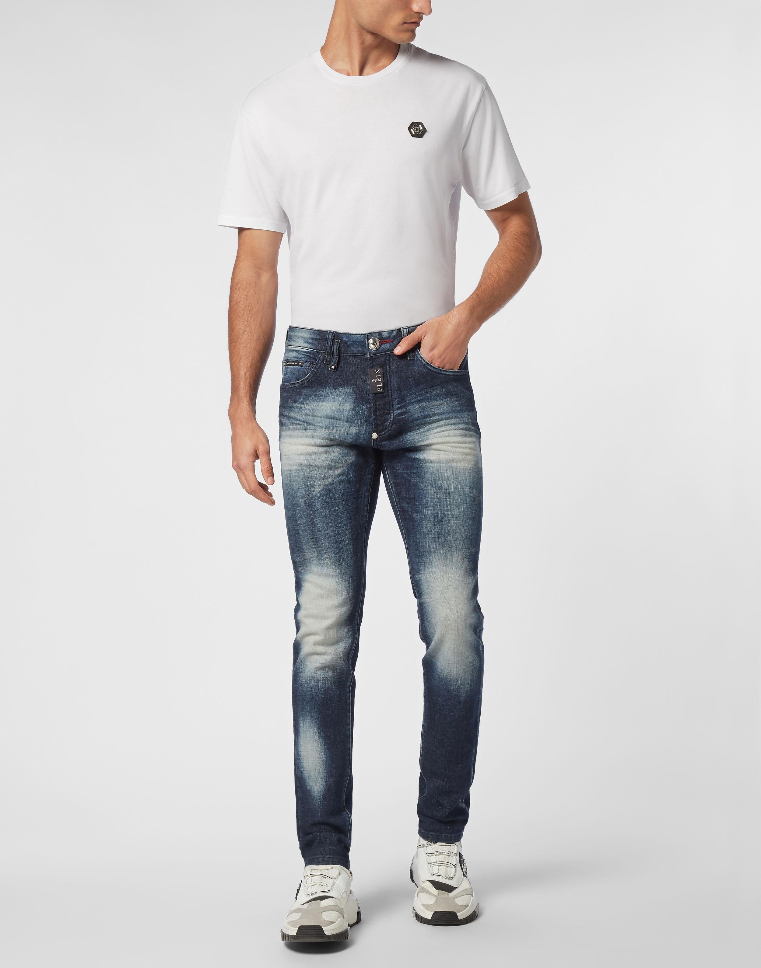 Jeans slim MDT3937 PDE004N 10GI PHILIPP PLEIN Spider gray 