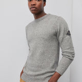 Maglia girocollo in lana e cachemire RRU502CE39 BG1 ROY ROGER'S Silk/nebbia 