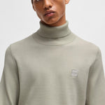 Maglia a collo alto cotone e cashmere 50527573 10265865 01 271 BOSS Light beige 