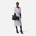 Maglione in misto cashmere con bottoni gioiello MK32S57E2 EA7 ELISABETTA FRANCHI Starlight 