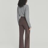 Pantalone flare in cotone RND041 P403 0112 0241 ROY ROGER'S Brown 