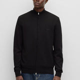 Cardigan con zip<BR/> 50476347 10243951 01 001 BOSS Black 