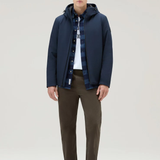 Giacca Pacific in Tech Softshell CFWOOU0791MRUT3496 3989 WOOLRICH Melton blue 