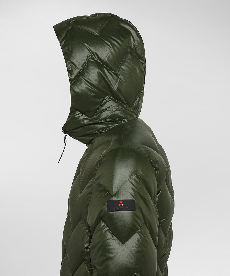 Piumino con cappuccio PEU5581 01181950 669 PEUTEREY Green 