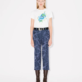 T-Shirt manica corta FF52TS1634SO 02 KENZO Blanc casse 