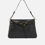 Borsa a spalla grande in pelle 105903A0QO Z99Q PINKO Nero-antique gold 