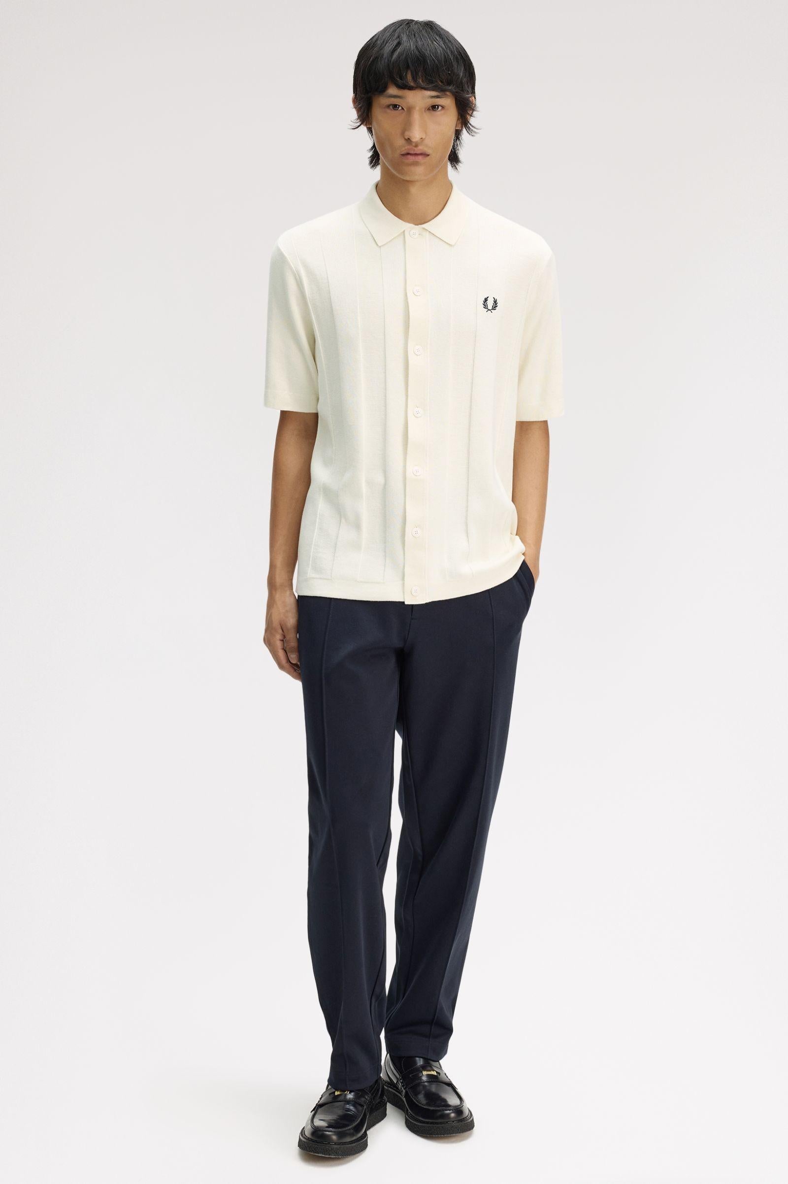 Polo in filo di cotone K2324 560 FRED PERRY Ecru 