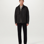 Field jacket in cotone cerato SERVICE FIELDMASTER 106016 BLACK BELSTAFF Black 