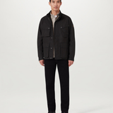 Field jacket in cotone cerato SERVICE FIELDMASTER 106016 BLACK BELSTAFF Black 