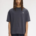 T-Shirt oversize manica corta M2474 297 FRED PERRY Anchor grey 