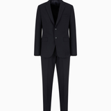 Abito in lana bi-stretch EM000098 TE10404 UB109 EMPORIO ARMANI Dark navy 