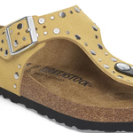 Infradito in pelle scamosciata GIZEH RIVET 1029350 OCHRE BIRKENSTOCK Ocra 
