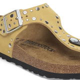 Infradito in pelle scamosciata GIZEH RIVET 1029350 OCHRE BIRKENSTOCK Ocra 