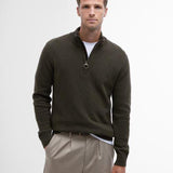 Maglia con mezza zip MKN0837 MKN OL91 BARBOUR Oliva 