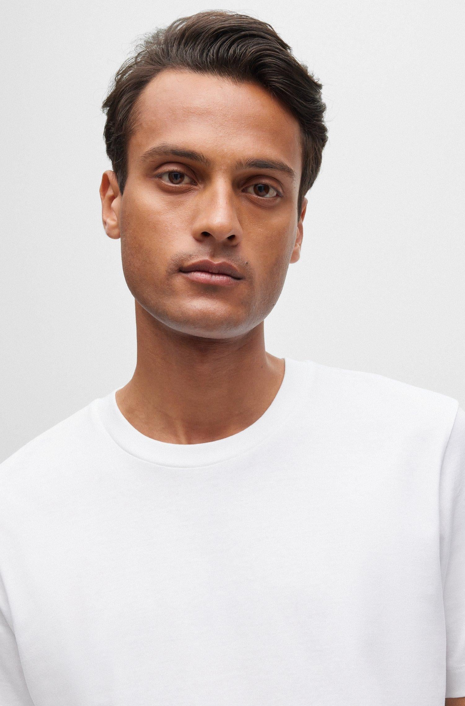 T-Shirt manica corta 50468972 10241525 01 100 BOSS White 