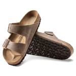Ciabatta in pelle oliata ARIZONA 352203 TABACCO BROWN BIRKENSTOCK Tabacco brown 