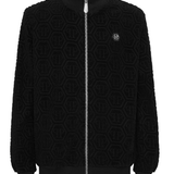 Felpa con motivo jacquard MJB3769 PTE021N 02 PHILIPP PLEIN Black 