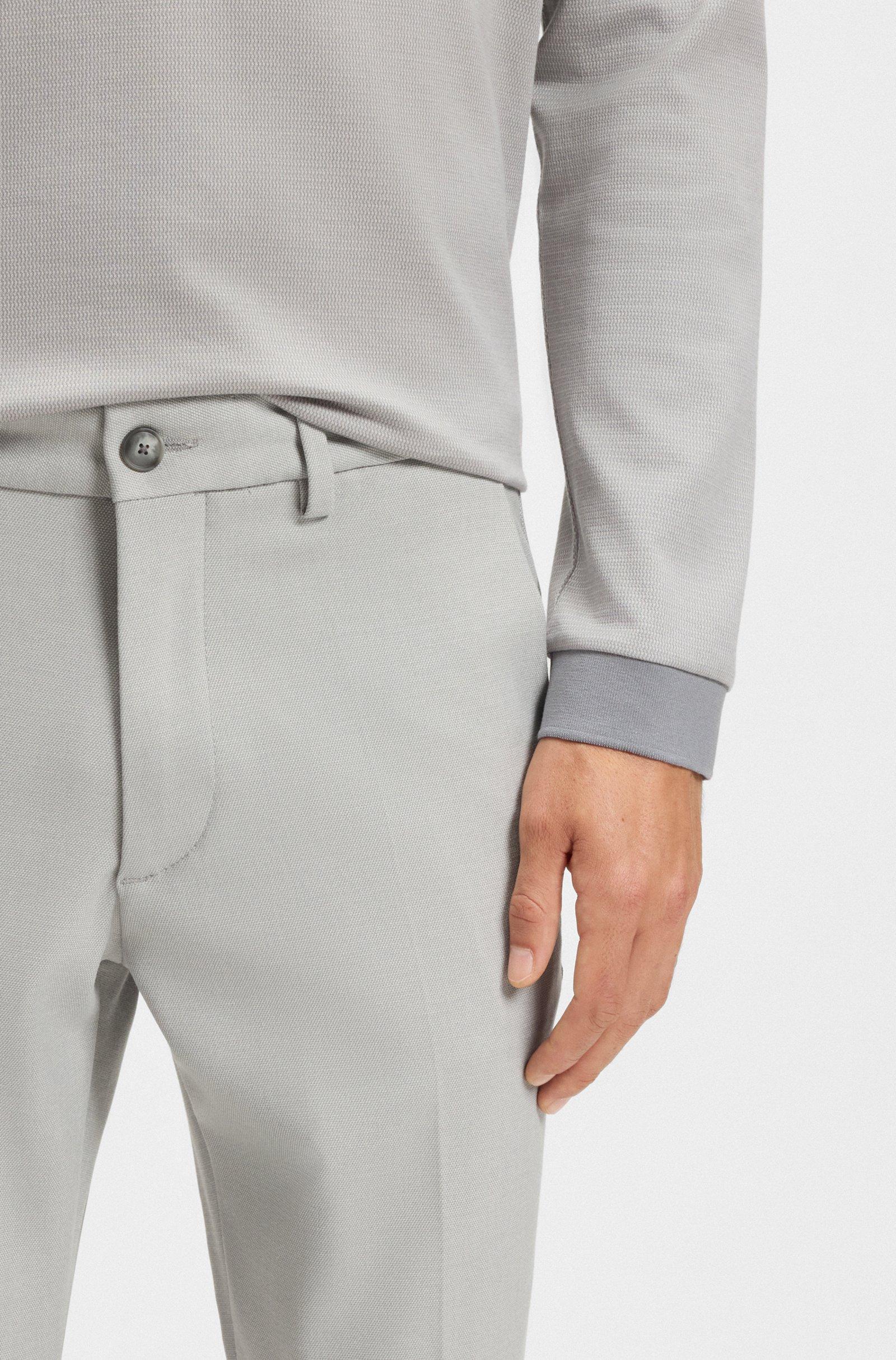 Pantalone in tessuto tecnico 50549473 10274675 01 047 BOSS Silver 