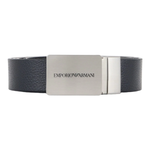 Cintura in pelle con fibbia logata Y4S563 Y737E 88017 EMPORIO ARMANI Blue 