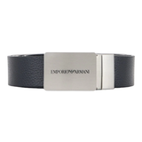 Cintura in pelle con fibbia logata Y4S563 Y737E 88017 EMPORIO ARMANI Blue 